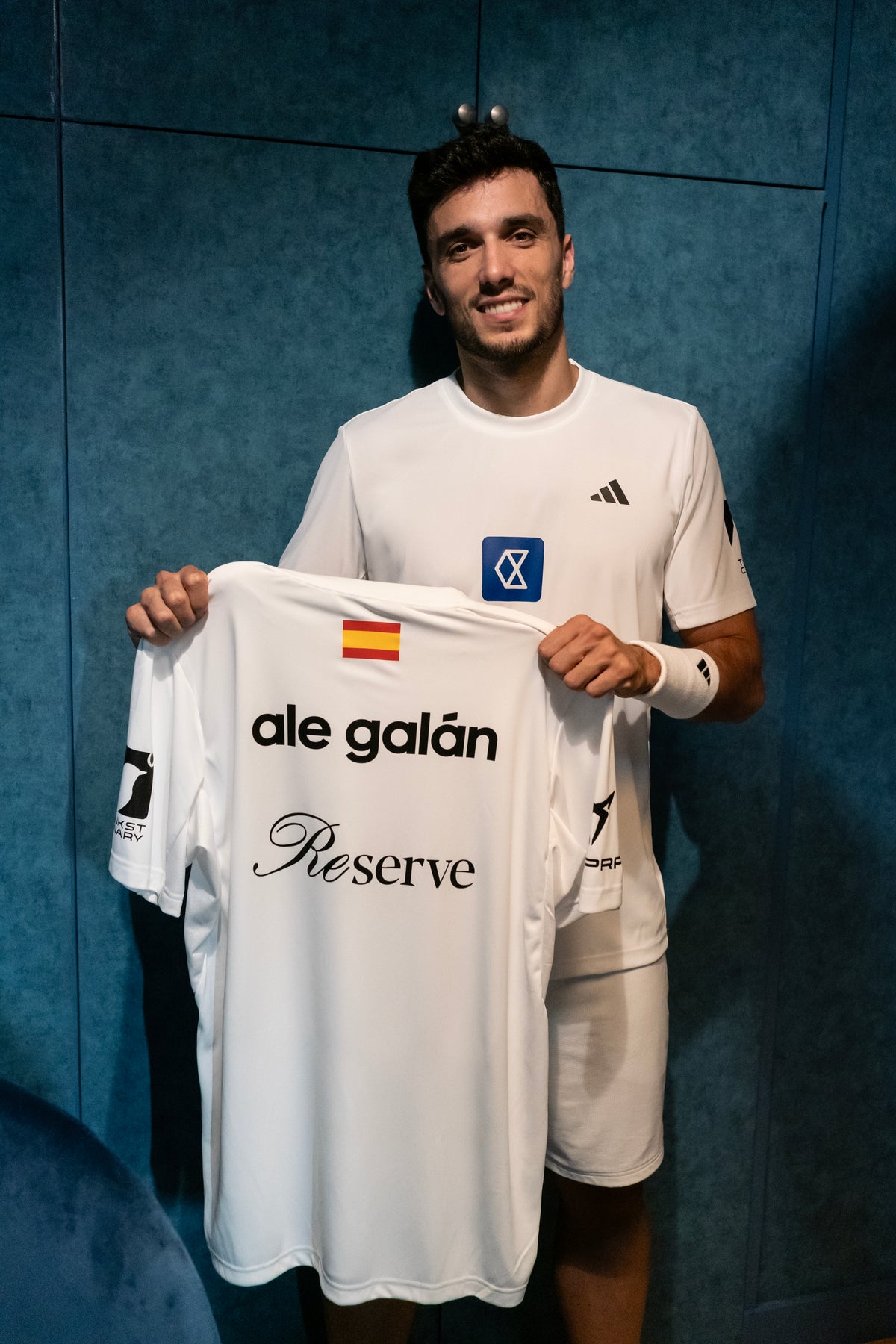 Adidas Ale Galán Tee – White