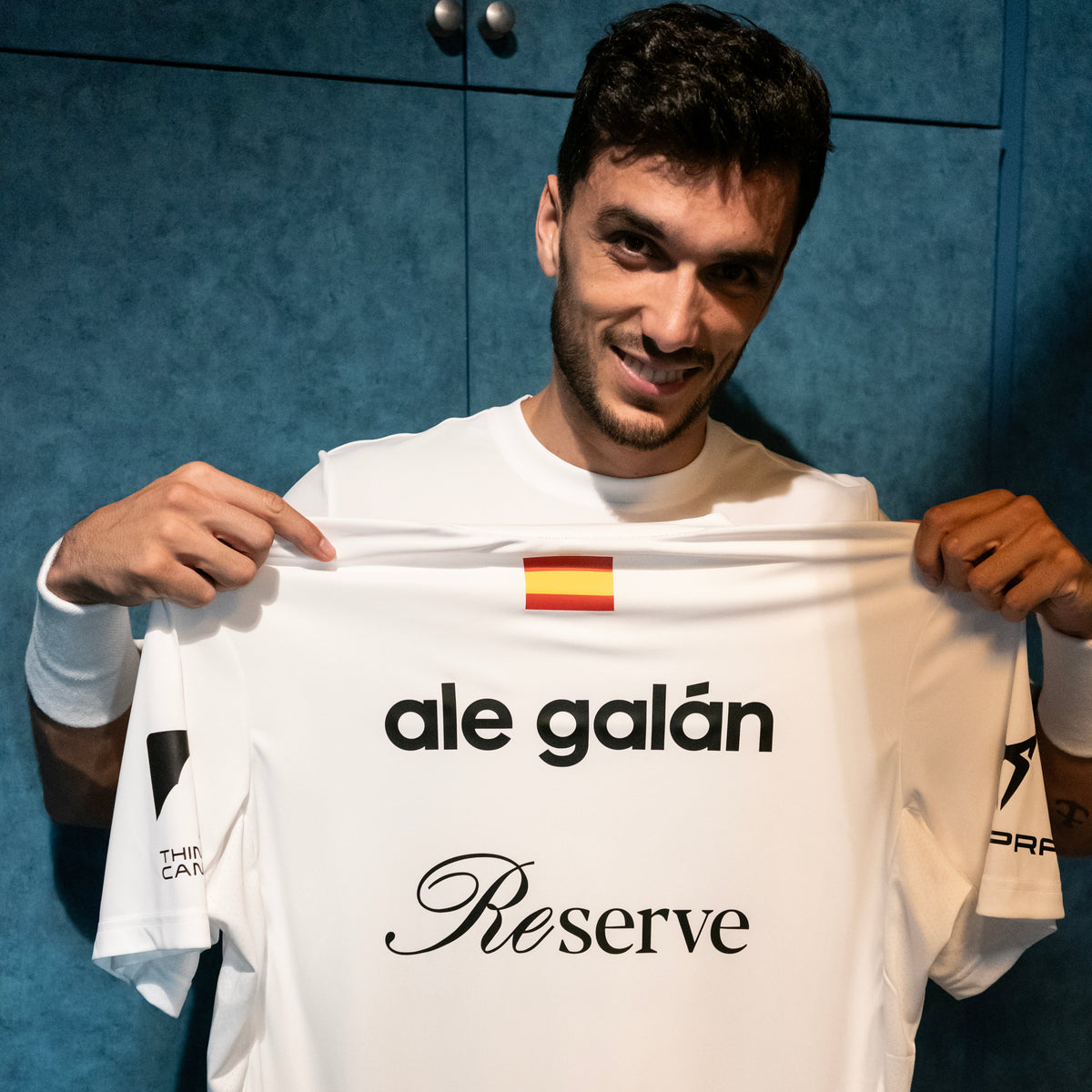 Adidas Ale Galán Tee – White