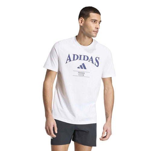 Adidas Heritage Tennis Graphic Tee White – front