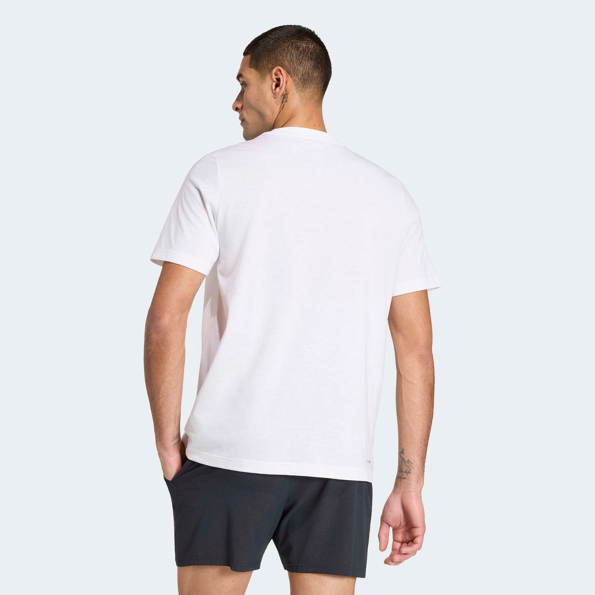 Adidas Heritage Tennis Graphic Tee White – back