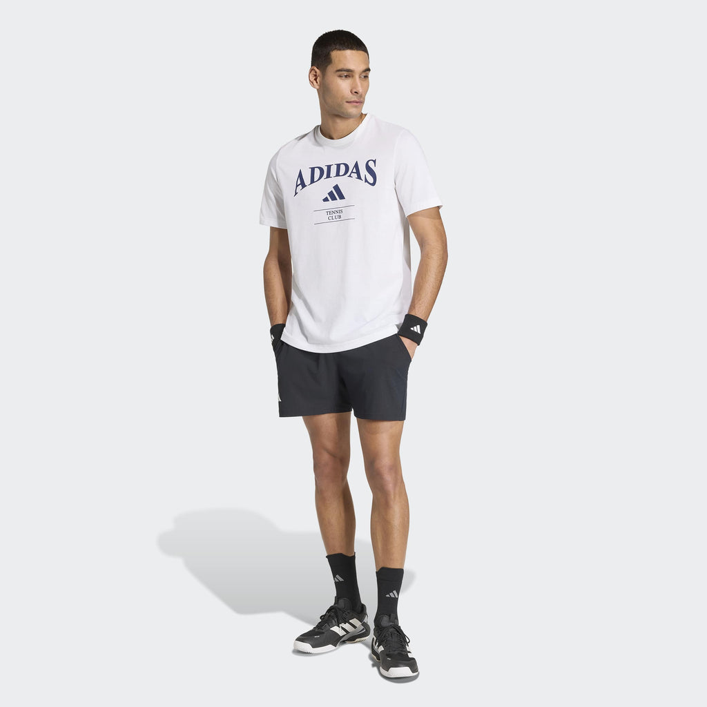 Adidas Heritage Tennis Graphic Tee White