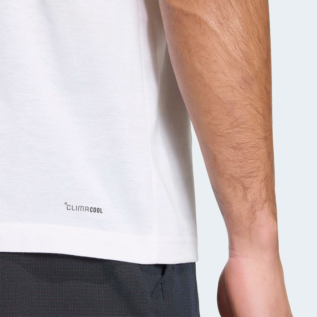 Adidas Heritage Tennis Graphic Tee White – detail