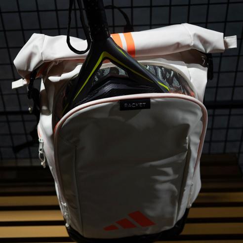 adidas Multigame White Backpack view 5