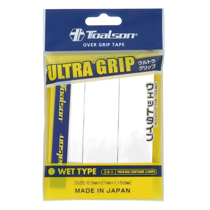 Toalson Ultra Grip Overgrip white 3-pack